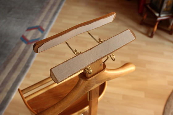 Image 1 of 1930S Valet Stand Stummer Diener Kleiderständer Auf Rollen 