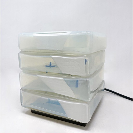 Tischlampe aus Muranoglas von Carlo Nason, Italien 1960