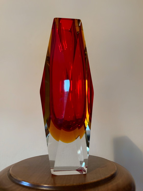 Image 1 of Murano Sommerso Vase 60er Jahre (25Cm)