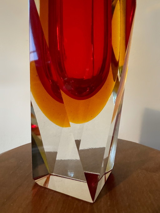 Murano Sommerso Vase 60er Jahre (25Cm)