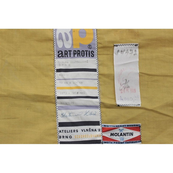 Image 1 of Design Abstrakter Wandteppich von Antonin Kybal - 1970er Jahre