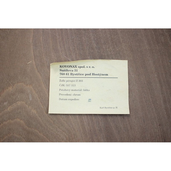 Image 1 of Verchromter Rohrstuhl von Kovonax, Tschechoslowakei 1970