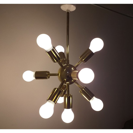 Image 1 of Vintage Wandleuchte und Kronleuchter, Drupol, 1960er Jahre