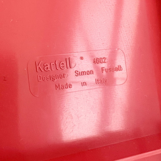 Image 1 of Rote Kommode Modell 4601 von Simon Fussell für Kartell, 1970er Jahre