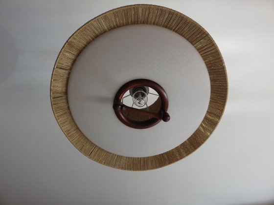 Image 1 of Hängeleuchte Temde Aus Sisal Und Teakholz
