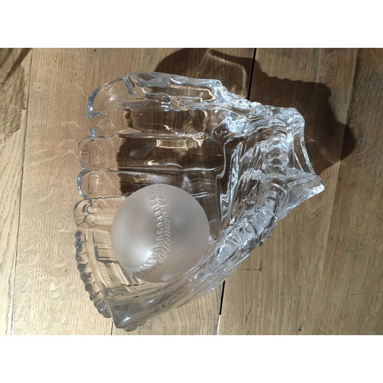 Image 1 of Baseballhandschuh und seine Vintage-Kristallkugel