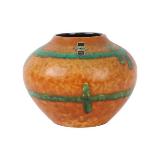 Orangefarbene Vase Jasba