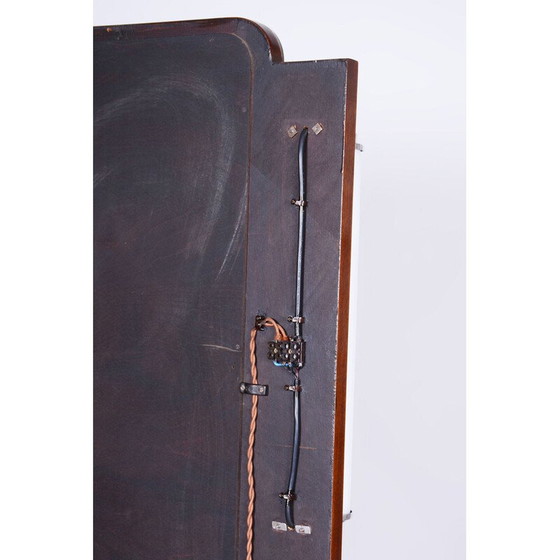 Image 1 of Vintage Art Deco Ankleidespiegel aus Nussbaumholz von Jindřich Halabala für UP Zavody, Tschechoslowakei 1920