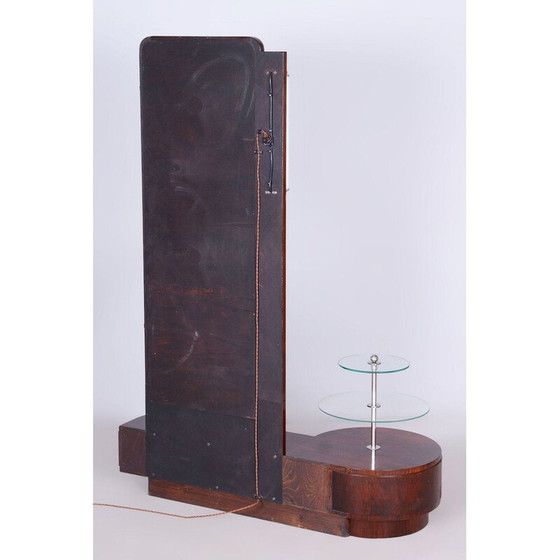 Image 1 of Vintage Art Deco Ankleidespiegel aus Nussbaumholz von Jindřich Halabala für UP Zavody, Tschechoslowakei 1920