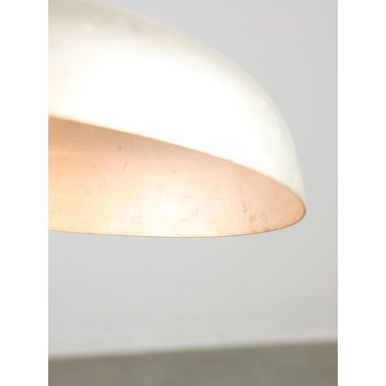 Image 1 of Italienische Tischlampe aus Kupfer und Aluminium aus der Mid-Century-Zeit