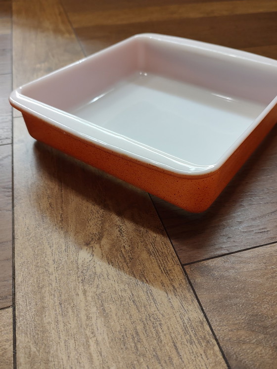 Image 1 of Pyrex Backofen Schüssel in Flamingo Rosa aus den 50er Jahren