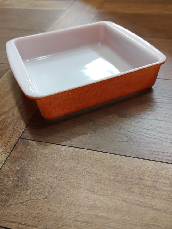 Image 1 of Pyrex Backofen Schüssel in Flamingo Rosa aus den 50er Jahren