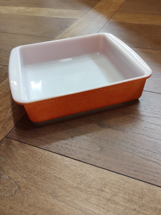 Image 1 of Pyrex Backofen Schüssel in Flamingo Rosa aus den 50er Jahren