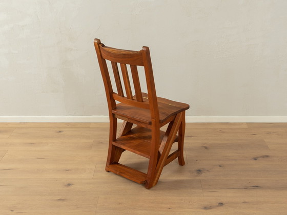 Image 1 of  Antiker Leiterstuhl, Bibliotheksstuhl