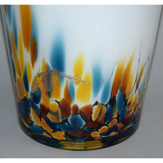 Image 1 of Vintage-Vase aus Kunstglas von Jozefina Krosno, Polen 1980