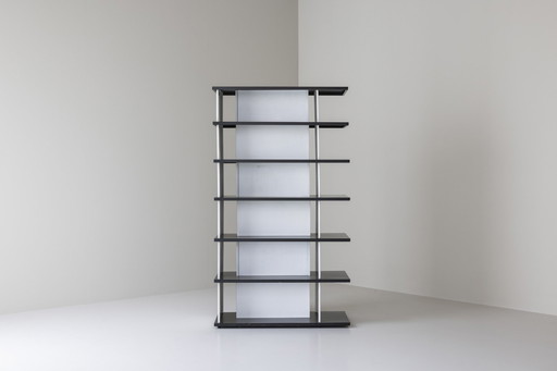 Beeindruckendes Bücherregal / Raumteiler Entworfen von Wim Rietveld für De Bijenkorf, Niederlande 1960er Jahre.