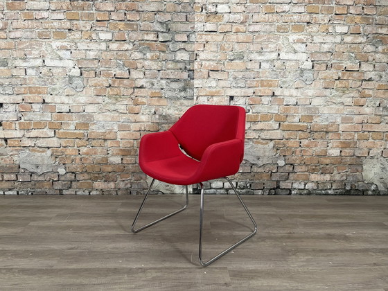 Image 1 of 2X Artifort Lücke Rot Rosa