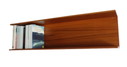 Wilhelm Renz Wandregal U-Form Nussbaum 100 Cm Aeb