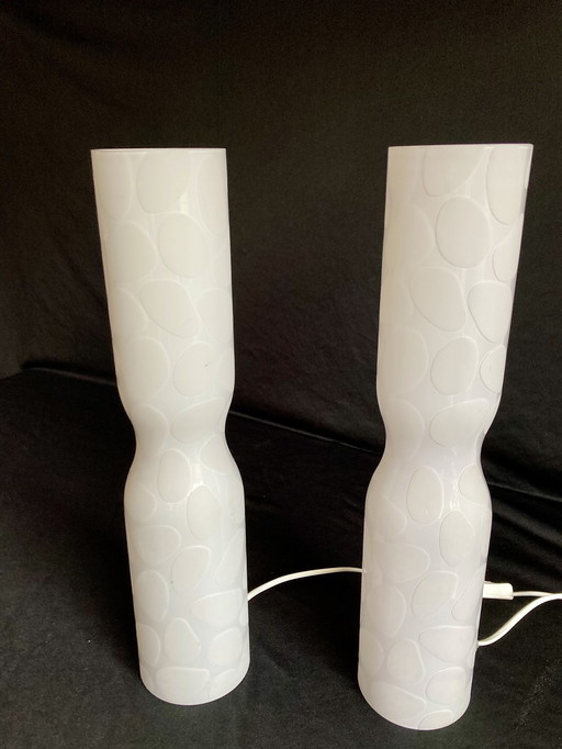 2x Vintage Ikea Tischlampen