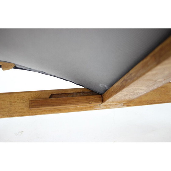 Image 1 of Eichenholz-Liegestuhl, Tschechoslowakei 1960