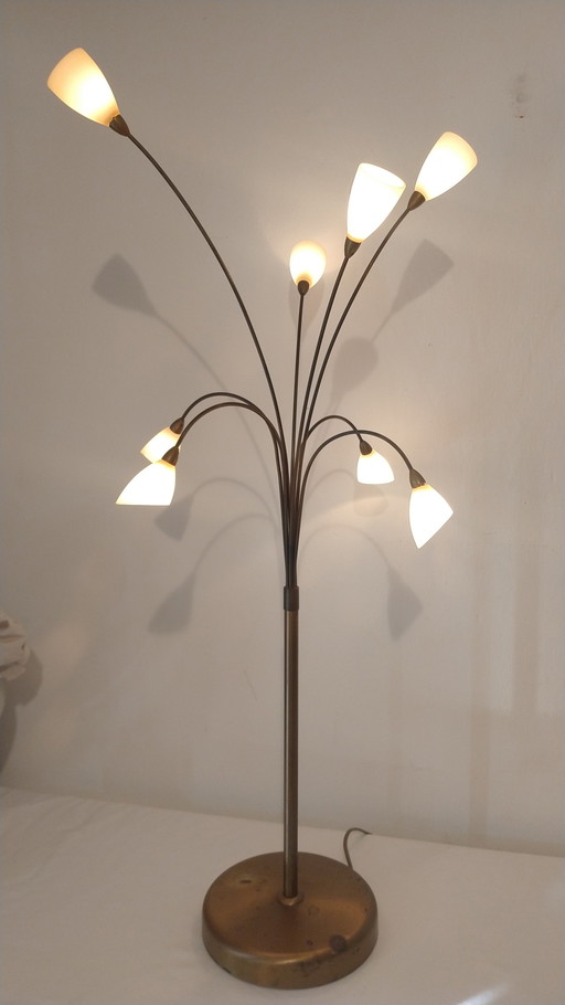 Steinhauwer Vintage Messing Tischlampe