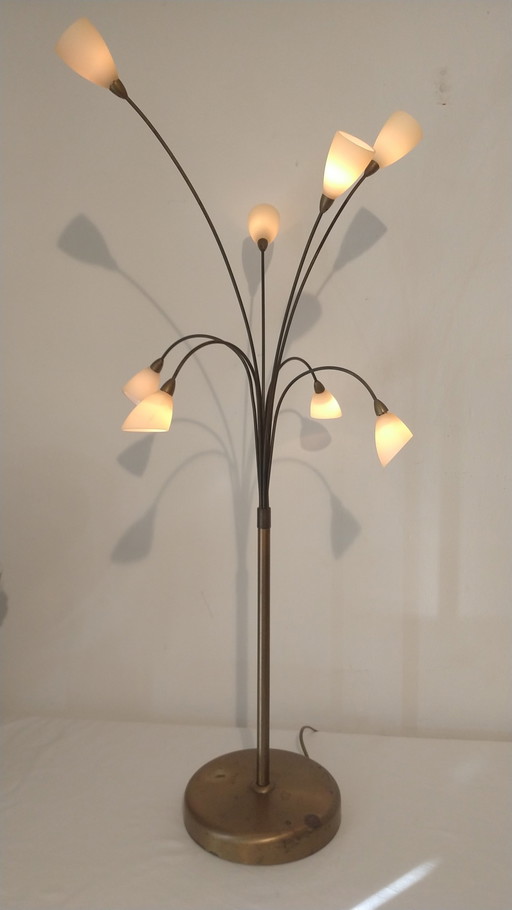 Steinhauwer Vintage Messing Tischlampe