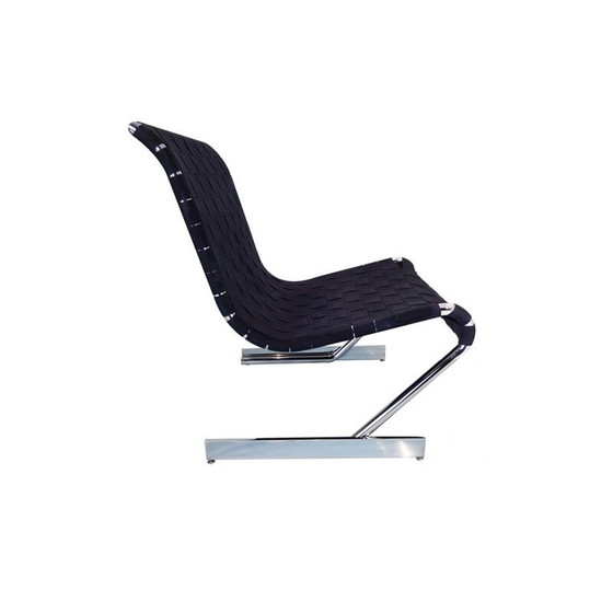 Image 1 of Vintage Freischwinger Chrom Lounge Stuhl Skandinavisch