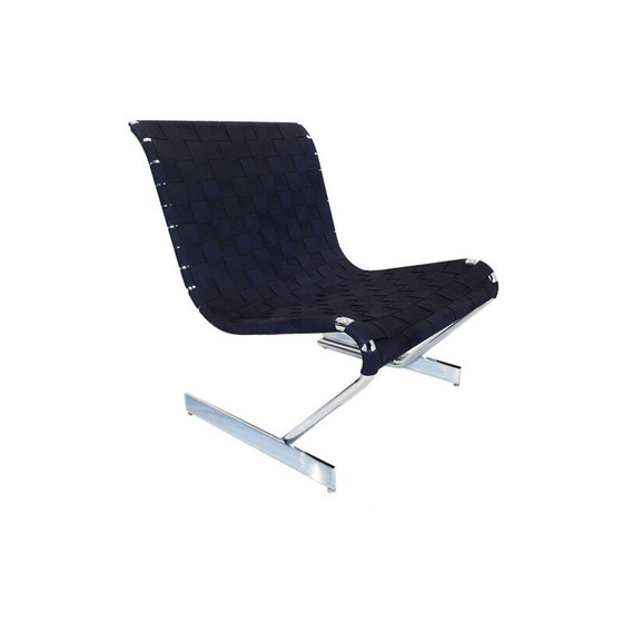 Image 1 of Vintage Freischwinger Chrom Lounge Stuhl Skandinavisch