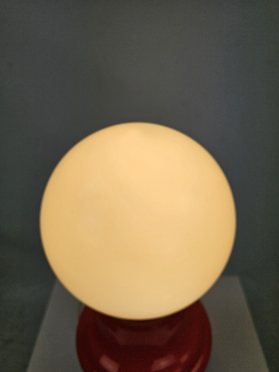 Image 1 of Glas-Tischlampe Italienisch