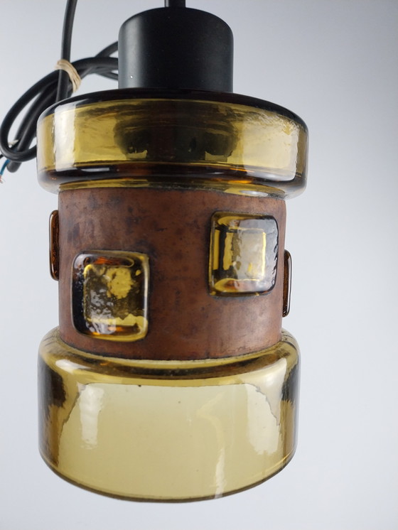 Image 1 of Flygsfors-Hängelampe von Victor Bernt aus den 1960er Jahren