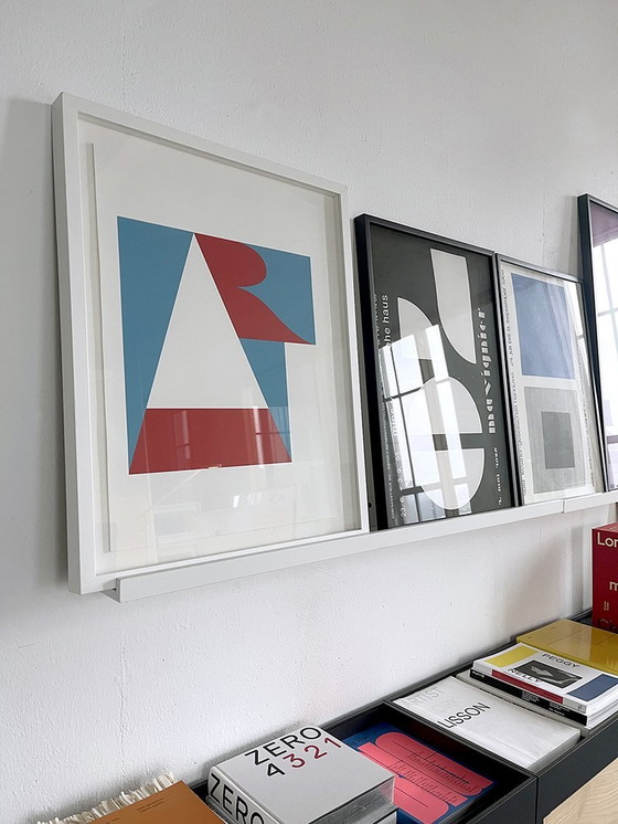 Image 1 of Siebdruck "Art", aus dem American Dream Portfolio von Robert Indiana. Gerahmt.