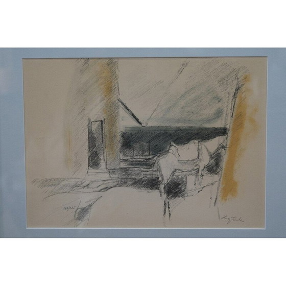 Image 1 of Farblithografie von Hugo Zuhr, 1960