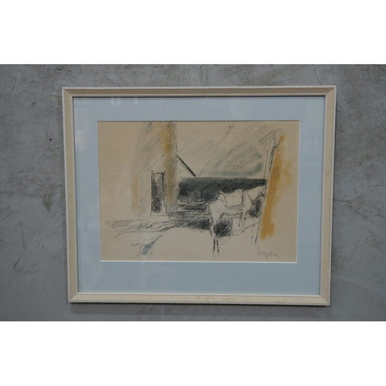 Image 1 of Farblithografie von Hugo Zuhr, 1960