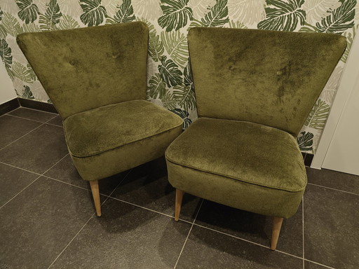 2x Vintage Expo '58 Cocktailstuhl