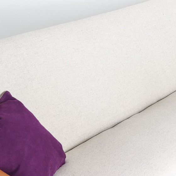 Image 1 of Vintage 3-Sitzer-Cabriosofa aus Stoff und Kunstleder