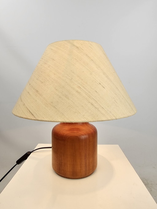 Tischlampe aus Teakholz