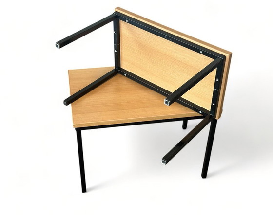 Image 1 of Vintage Beistelltische Mimi Set Stahlrahmen
