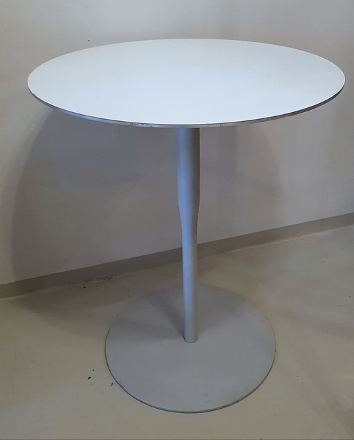 Stahl-Beistelltisch von Jasper Morrison für Alias, 1990S
