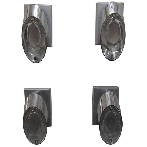 Satz von vier Wandleuchten von Oscar Torlasco für Stilkronen - 1970er Jahre