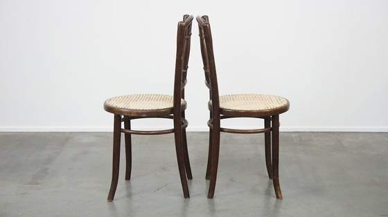 Image 1 of 2 X Vintage Thonet Bistro Design Stuhl