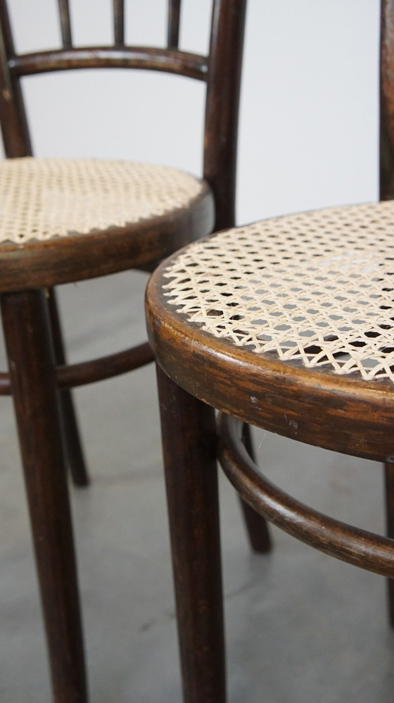 Image 1 of 2 X Vintage Thonet Bistro Design Stuhl
