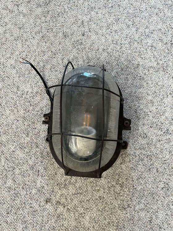 Image 1 of Alte Fabriklampe