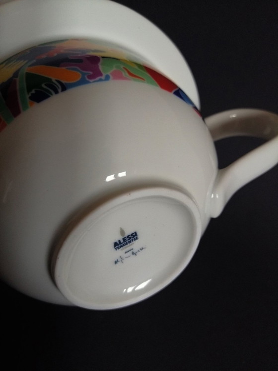 Image 1 of Ettore Sottsass/Alighiero Boetti Pop-Art/Postmoderne Garnitur Alessi 1970