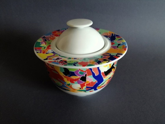 Image 1 of Ettore Sottsass/Alighiero Boetti Pop-Art/Postmoderne Garnitur Alessi 1970