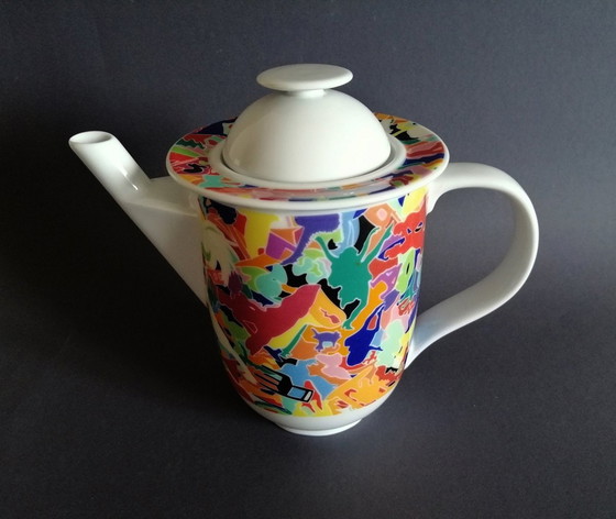 Image 1 of Ettore Sottsass/Alighiero Boetti Pop-Art/Postmoderne Garnitur Alessi 1970