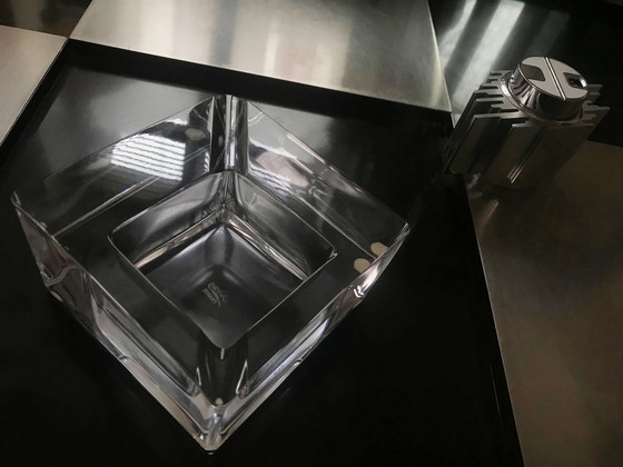 Image 1 of Großer Aschenbecher Vintage - Kristall - Sèvres Frankreich - 1970