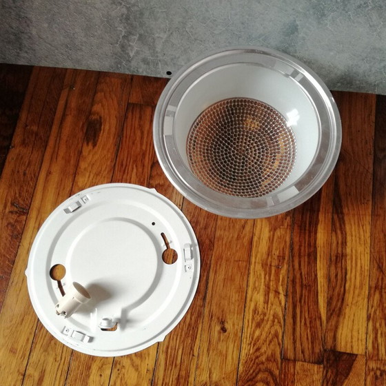 Image 1 of Industrielle Deckenlampe aus Eisen und Glas im Vintage-Stil