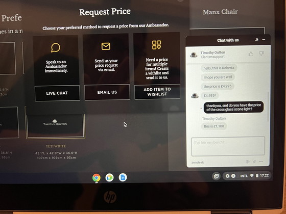 Image 1 of 2 Stück Timothy Houlton Wandlampen