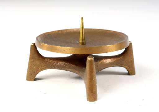 Horst Dableck Bronze Kerzenleuchter Vintage