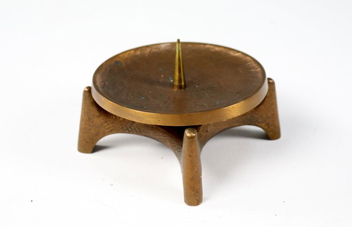 Horst Dableck Bronze Kerzenleuchter Vintage